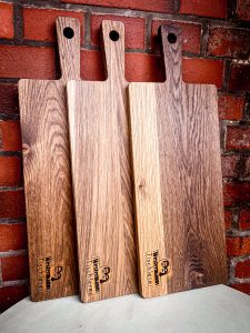 Schneidbrett mit Griff